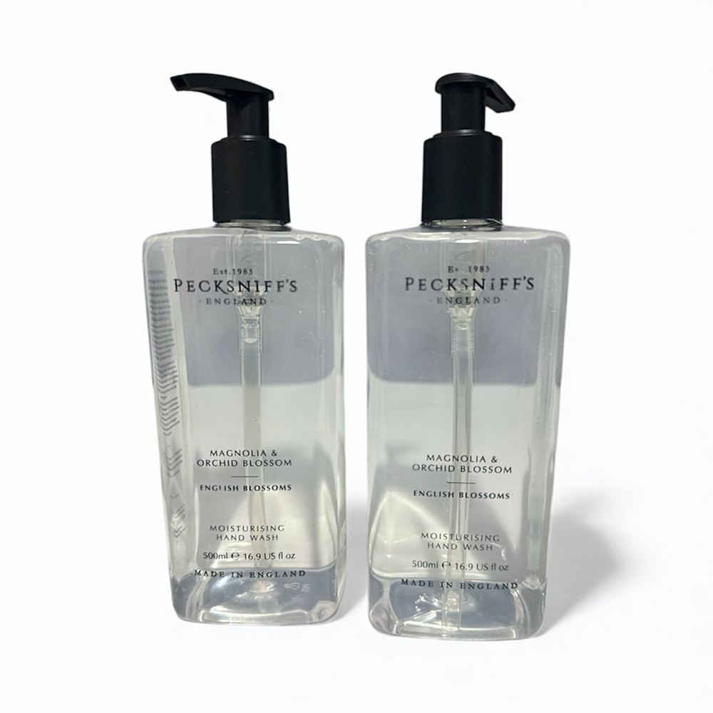NEW 2x Pecksniffs Magnolia & Orchid Blossom Liquid Hand Wash - 16.9 fl oz